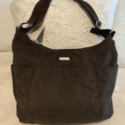 Bagallini Crossbody Hobo Bag Dark Brown