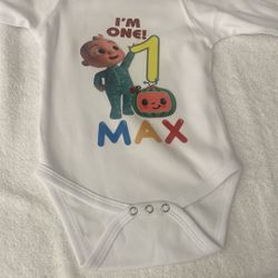 cocomenlon 1 birthday custommade $25 anysize 