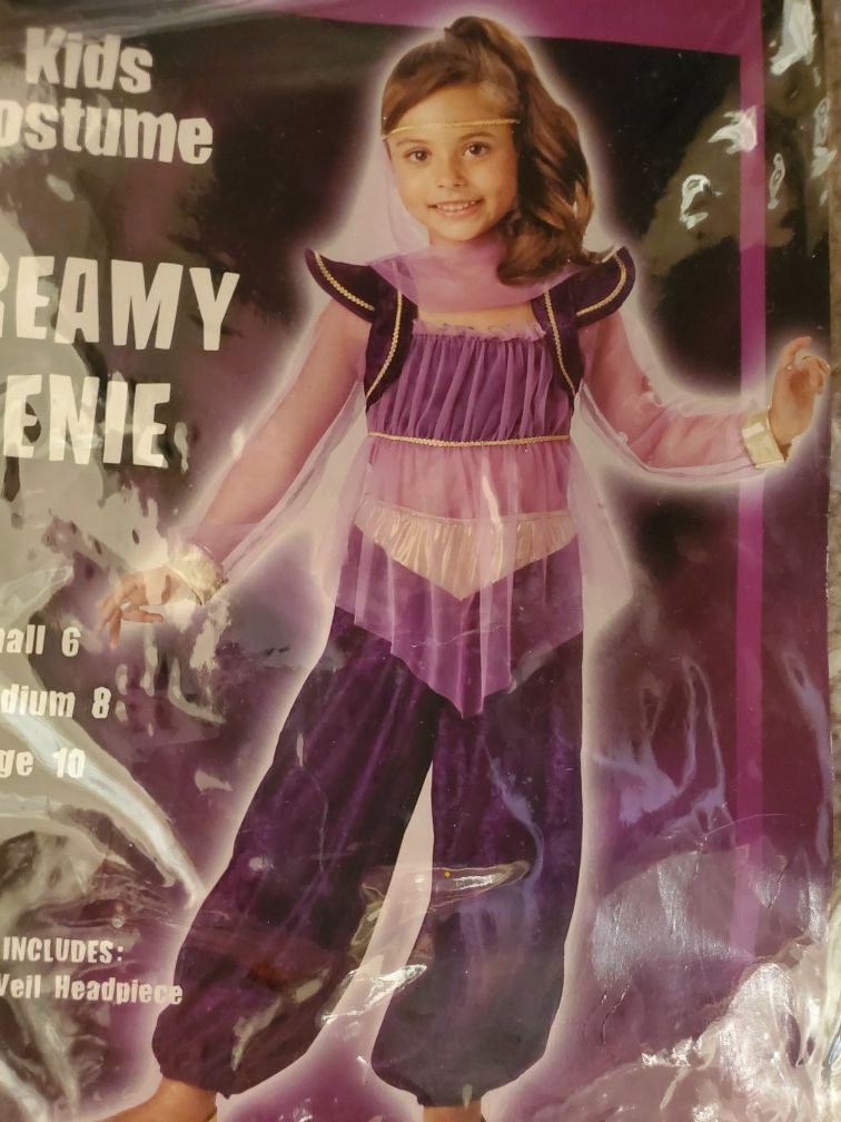 Spirit Halloween Dreamy Genie Costume Size 8