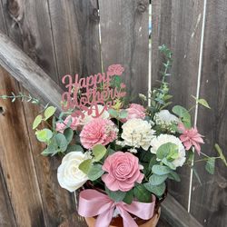 Mothers Day Eternal Wood Flowers 