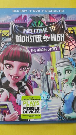 WELCOME TO MONSTER HIGH BLU-RAY DVD