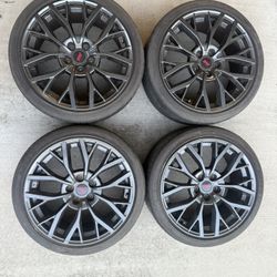 Stock OEM STI Wheels 