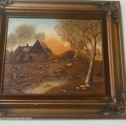 Old Vintage Antique Painting