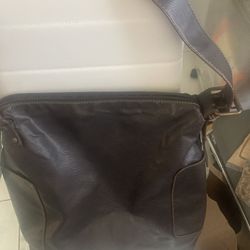 Aldo Men Leather Messenger Bag