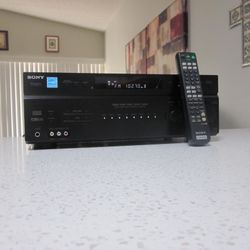 Sony High Quality Home Theater Receiver With Remote Control . Great Sounding Receiver In Excellent Condition . Must See To Appreciate .