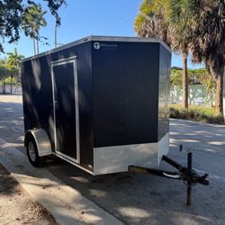 Used Bravo 6 × 10 Enclosed Trailer 3.5k