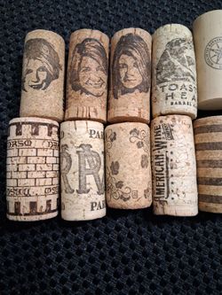 Large box of  wine corks for arts and  crafts
