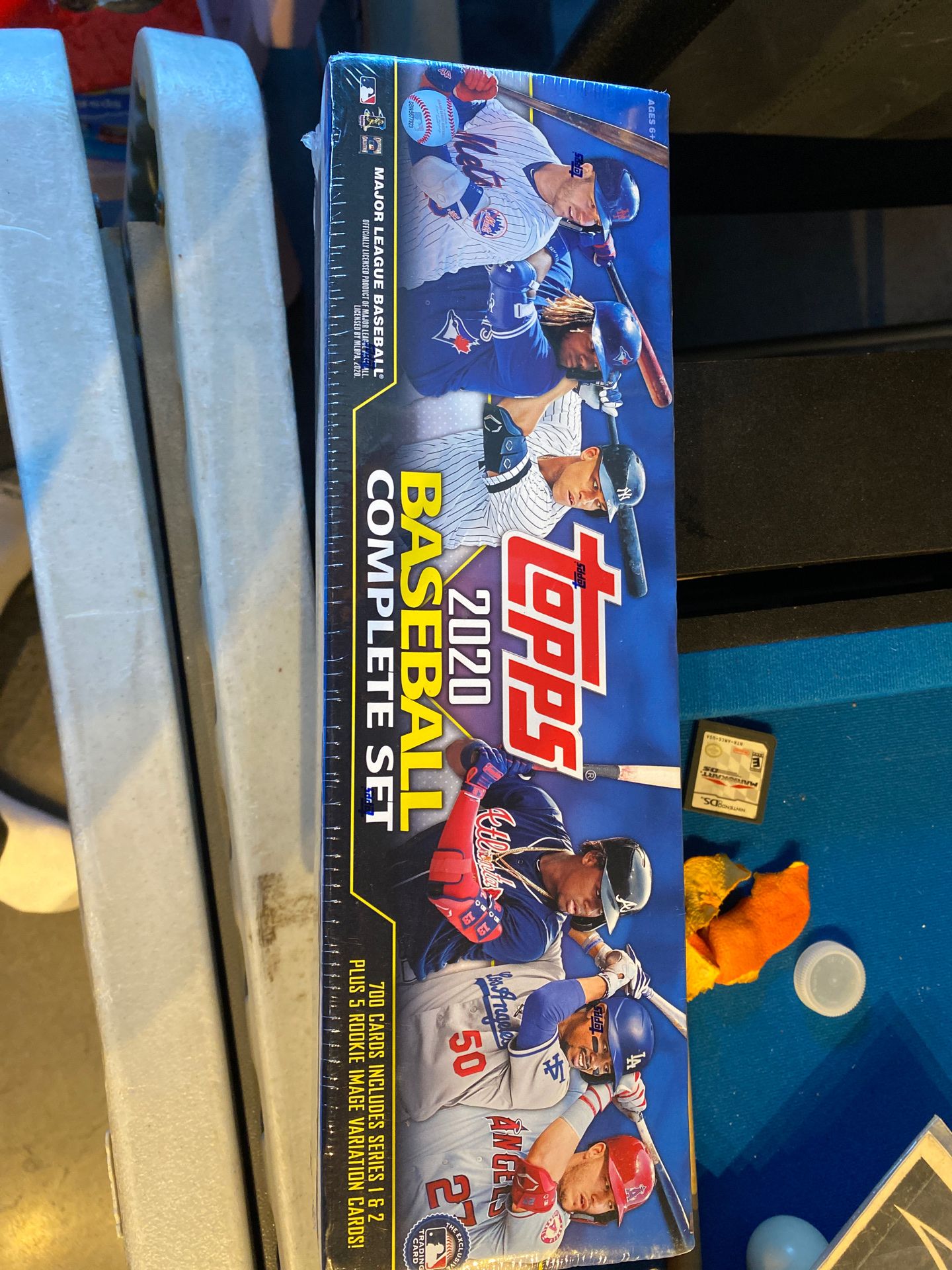 1 factory sealed set baseball cards 2020 tops and one Luis Roberts rookie card