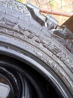 Nitto mud grappler extreme terrain 35×12.50r20lt. 10 pr tires