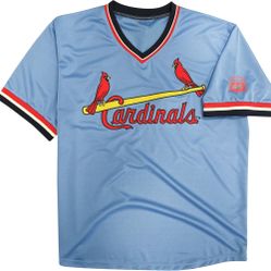 Cardinals Embroidered 1982 V-Neck Jersey