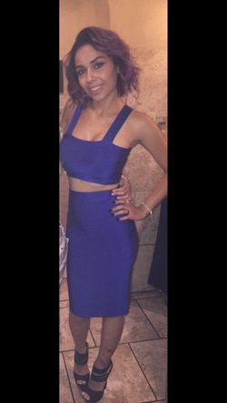 Two piece bandage dress