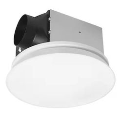 Commercial Electric 80 CFM Exhaust Fan with Adjustable CCT LED and Night Light