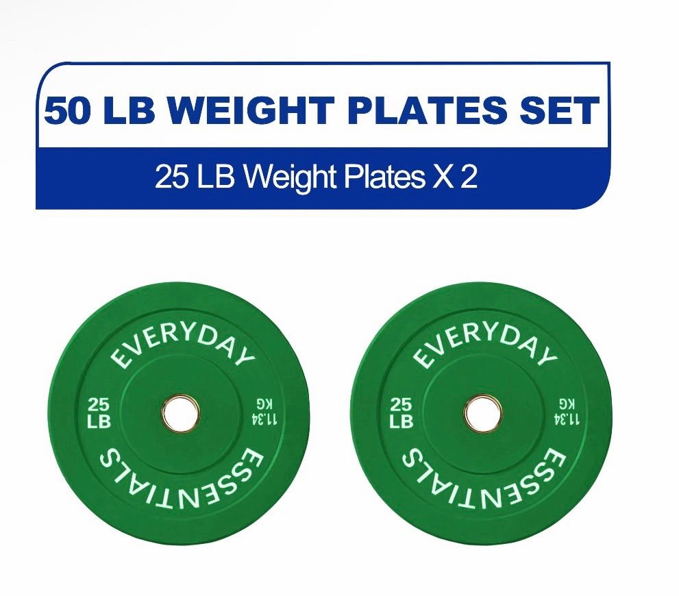 Everyday Essentials 25lb lifting plates