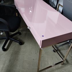 New Pink and Gold Desk