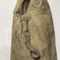 Vintage Military Duffle Bag - W/Strap