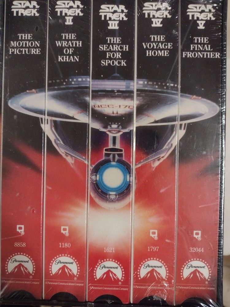 STAR TREK The Movie Collection 25th Anniversary Collector's Set - 6 VHS - 1997, Brand New, Still Sealed