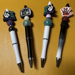 True Crime & Bone Beaded Pens