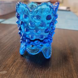 Fenton Hobnail Toothpick Holder