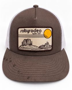 Salty Rodeo Trucker Hat with Desert Patch