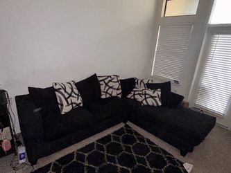 Used couch for sale (Dark Navy Blue)