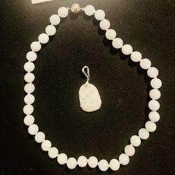 Real Beautiful Jade Necklace Set