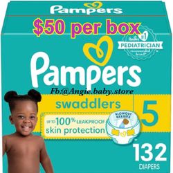 Pampers Swaddlers Size 5 Jumbo Box