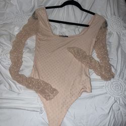 Pink Lace Bodysuit