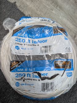 CerroWire 14/2 NM-B Copper Electrical Wire – Large Partial 250 Ft Roll