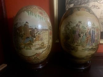 Decorative Large Asian Satsuma Eggs
