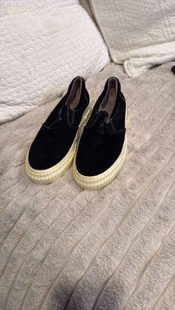 Men’s All saints Blk Suede Slip On Shoes Size 45/11