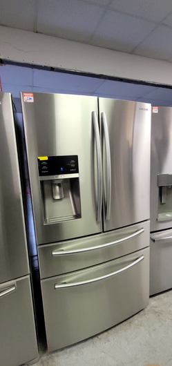 Samsung 4‑Door French Door Fridge – Stainless, Ice & Water