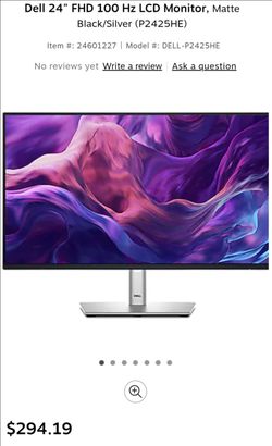 Brand New Dell 24" LCD Monitor