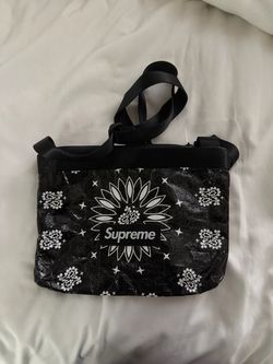 Supreme Bandana Shoulder Bag Black