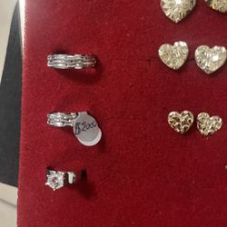 Wedding Rings 3 Set 14k