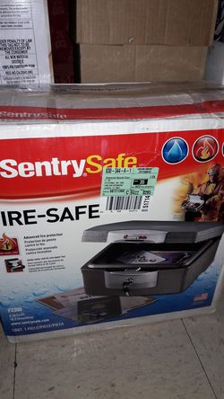 NEW SENTRY Fire Safe, holds Letter and A4 size papers.