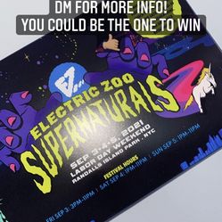 3 Day Pass Electric Zoo NYC