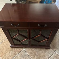 Cherry wood wine Cabinet