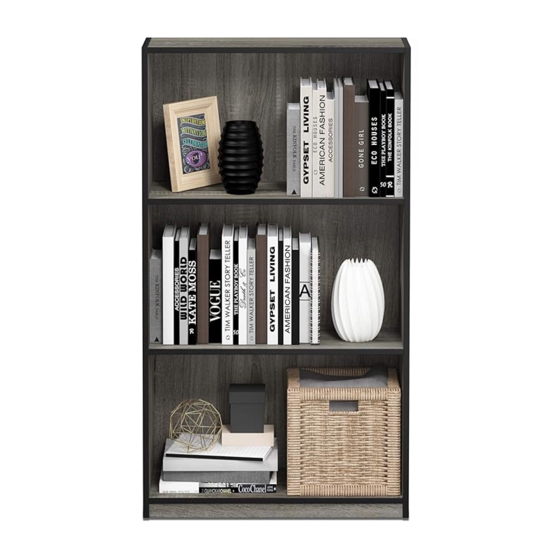 NEW 3-Tier Bookcase Storage Shelves