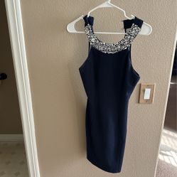 Navy Blue Dress