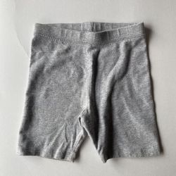 Cat & Jack Size 3 Toddler Girl Stretch Shorts Gray With Glitter - Pre-Owned - Great Condition 