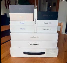 Vintage- Lot of 11 Empty Original Apple Boxes