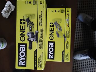 Ryobi angle grinder and multitool