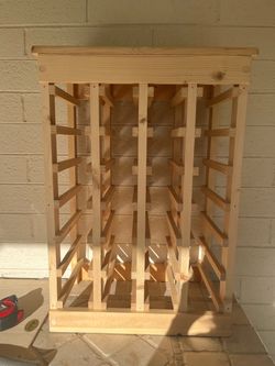 Wine rack wood