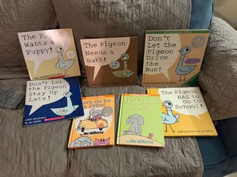 Pigeon books by Mo Willems