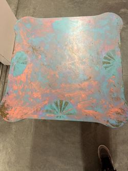 Painted Two-Tier Parlor Table