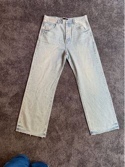 Purple jeans Baggy Straight Style NO. P018