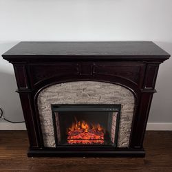 Electric Fireplace With Remote