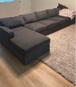 Grey couch $100 obo