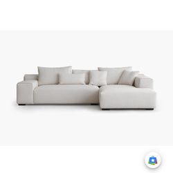 Acanva Large Sectional Couch (left-arm)