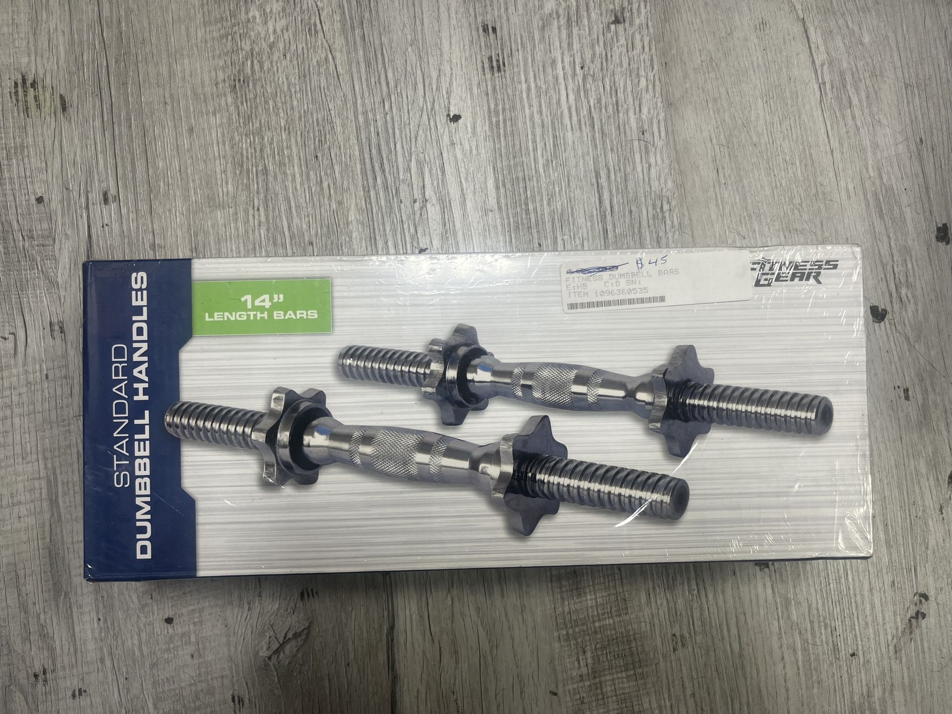 STANDARD DUMBBELL HANDLES 14”